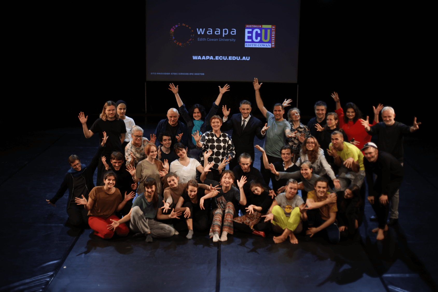 A picture of talented artists during Budapest's workshop